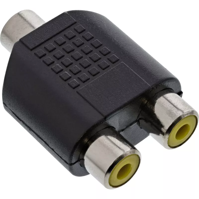 Audio adaptér 3,5 mm jack samica mono / 2x Cinch samica InLine 99338
