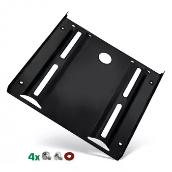 InLine HDD/SSD montážny rám, 2,5 palca na 3,5 palca, so skrutkami, čierny