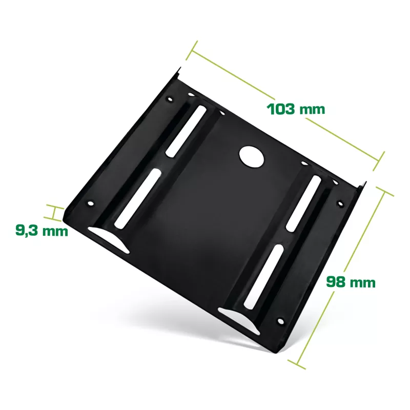 InLine HDD/SSD montážny rám, 2,5 palca na 3,5 palca, so skrutkami, čierny