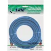 Patch kábel InLine Cat6 S/FTP PiMF 250MHz RJ45–RJ45 PVC meď 40m modrý