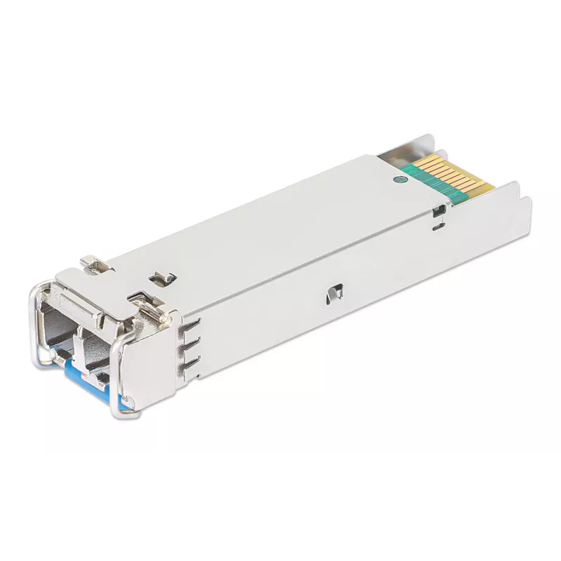 Intellinet Industrial Gigabit Fiber SFP optický transceiver modul 1000Base-LX singlemode 10 km strieborný
