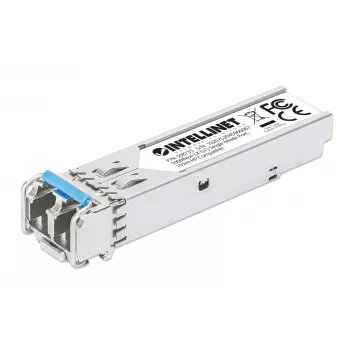 Intellinet Gigabit Fiber SFP optický transceiver modul 1000Base-LX (LC) single-mode port, 10 km, kompatibilný s HPE, strieborný