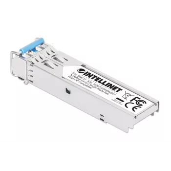 Intellinet Gigabit Fiber SFP optický transceiver modul 1000Base-LX (LC) single-mode port, 10 km, kompatibilný s HPE, strieborný