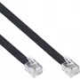 InLine modulárny kábel RJ12 konektor samec / konektor samec 6P6C 10 m