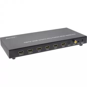 InLine HDMI Matrix Switch, 4K2K, 4 vstupy na 2 výstupy