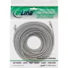 InLine patch kábel S/FTP PiMF Cat.6 250MHz medený bezhalogénový sivý 50 m