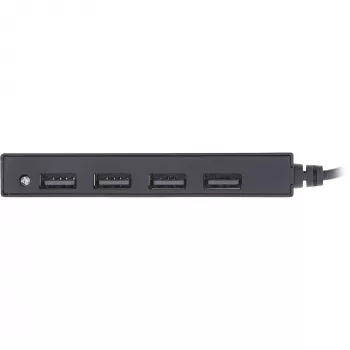 InLine USB 2.0 4-port hub, USB-A konektor samec na 4x USB-A konektor samica, kábel 15cm