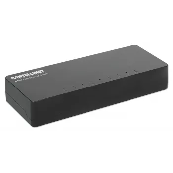 Intellinet 8-port Fast Ethernet switch desktop veľkosť, plast, IEEE 802.3az (Energy Efficient Ethernet), čierna