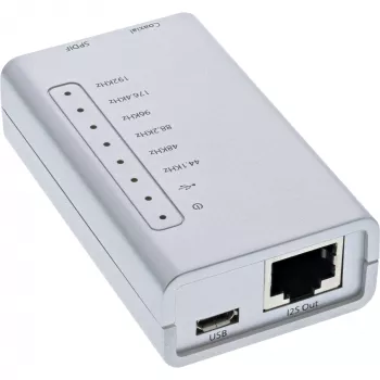 USB HD Audio adaptér InLine 33053I 24 bit 192kHz digitálny Coax/Toslink/I2S konvertor