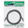 InLine patch kábel S/FTP PiMF Cat.8.1 bezhalogénový 2000MHz čierny, 1,5m