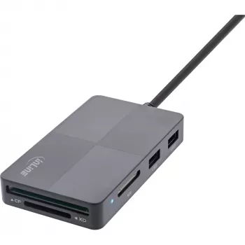 InLine 66772F Čítačka kariet USB sivá
