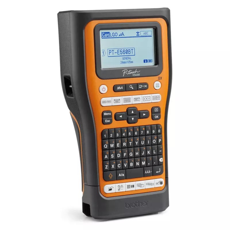 Brother PT-E560BTSP Tlačiareň etikiet termotransfer 180 x 180 DPI 30 mm/s káblová & bezdrôtová HSE/TZe Bluetooth QWERTZ