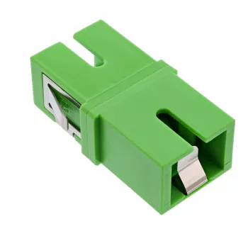 Glasfaseradapter InLine 89992G Simplex SC/SC SM zelený