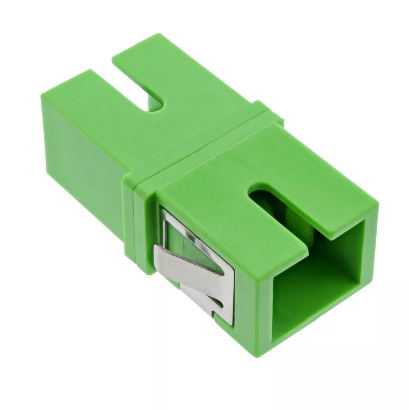 Glasfaseradapter InLine 89992G Simplex SC/SC SM zelený