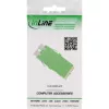 Glasfaser-Adapter InLine 89989O LC/LC SM konektor samica/konektor samica zelený