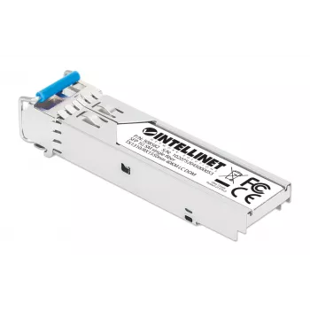 Intellinet Gigabit Fiber WDM Bi-Directional SFP Optical Transceiver modul 1000Base-BX-U LC 40 km
