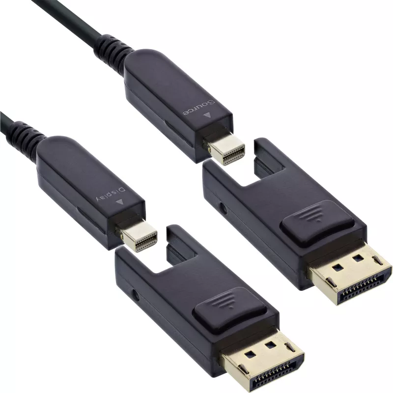 InLine 17215O DisplayPort kábel 15 m Mini DisplayPort / DisplayPort čierny