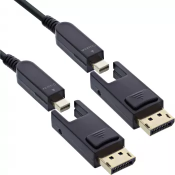 InLine 17225O DisplayPort kábel 25 m Mini DisplayPort / DisplayPort čierny