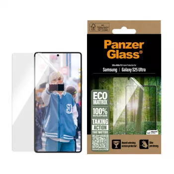 PanzerGlass® ECO MATRIX ochranná fólia displeja Samsung Galaxy S25 Ultra | Ultra-Wide Fit