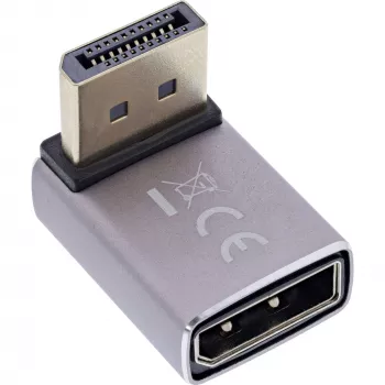 InLine 17291G kábel gender changer DisplayPort sivý, čierny