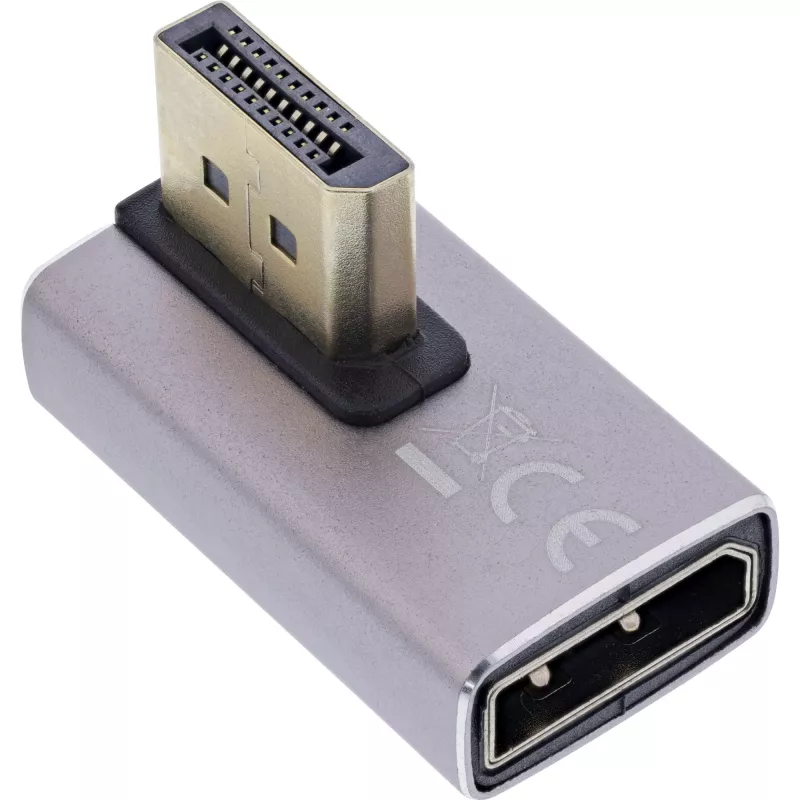 DisplayPort prepínač InLine 17291I sivý čierny pozlátený