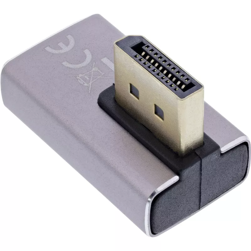 DisplayPort prepínač InLine 17291I sivý čierny pozlátený