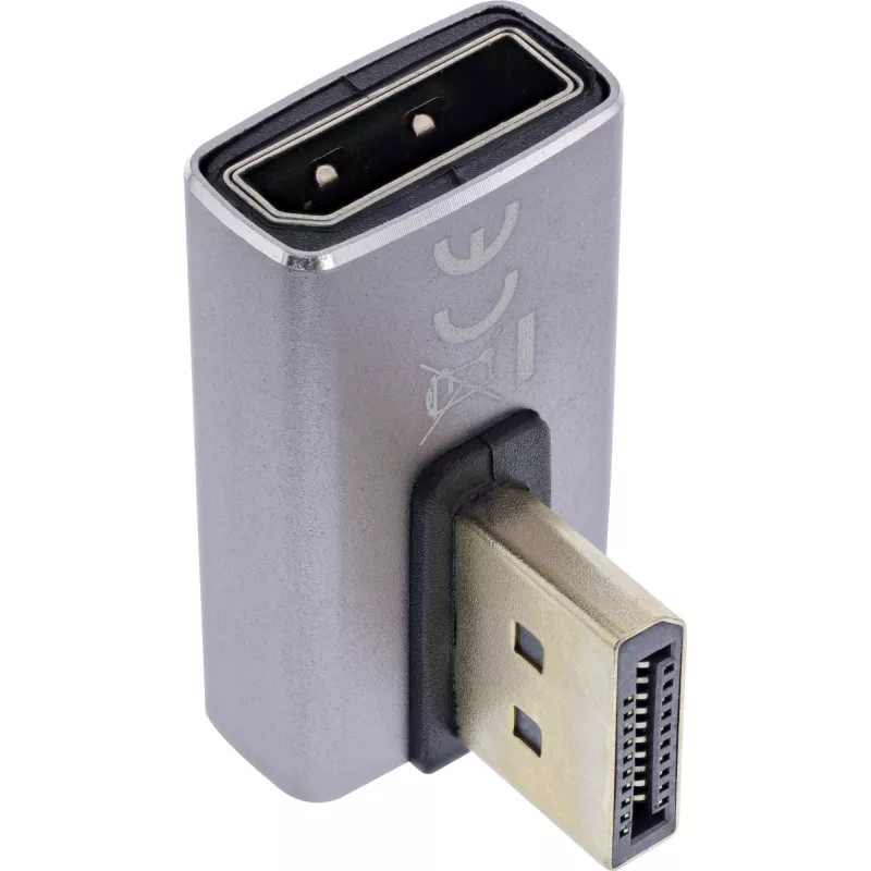 DisplayPort prepínač InLine 17291I sivý čierny pozlátený