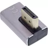 DisplayPort gender changer InLine 17291H sivý čierny pozlátený