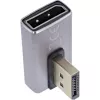 DisplayPort gender changer InLine 17291H sivý čierny pozlátený