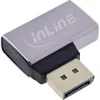 InLine 17291E Káblový gender changer DisplayPort sivá, čierna