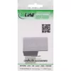 InLine 17291E Káblový gender changer DisplayPort sivá, čierna