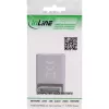 InLine 17291F Adaptér DisplayPort 1.4, samec/samica, 90 stupňov nadol, 8K