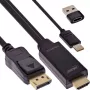 Aktívny video konvertor InLine 17162I 3840x2160 HDMI na DisplayPort