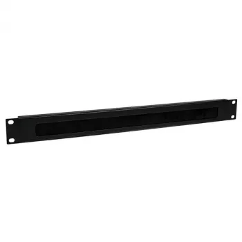 StarTech.com 1U High-density Brush Strip panel na manažment káblov, spoľahlivé horizontálne oceľové vedenie káblov pre dátové centrá