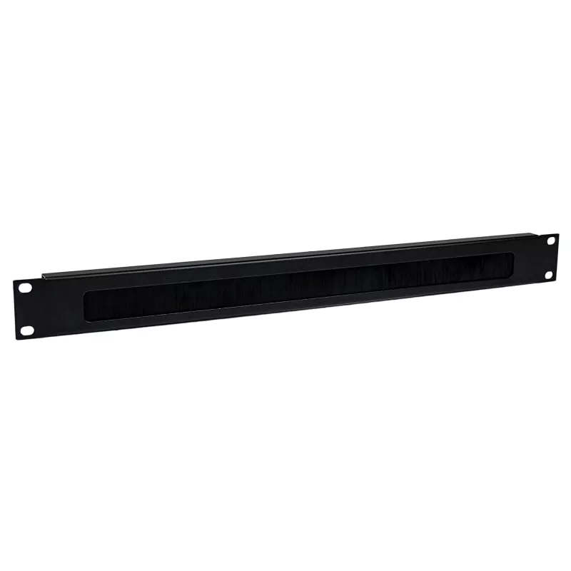 StarTech.com 1U High-density Brush Strip panel na manažment káblov, spoľahlivé horizontálne oceľové vedenie káblov pre dátové centrá