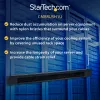 StarTech.com 1U High-density Brush Strip panel na manažment káblov, spoľahlivé horizontálne oceľové vedenie káblov pre dátové centrá