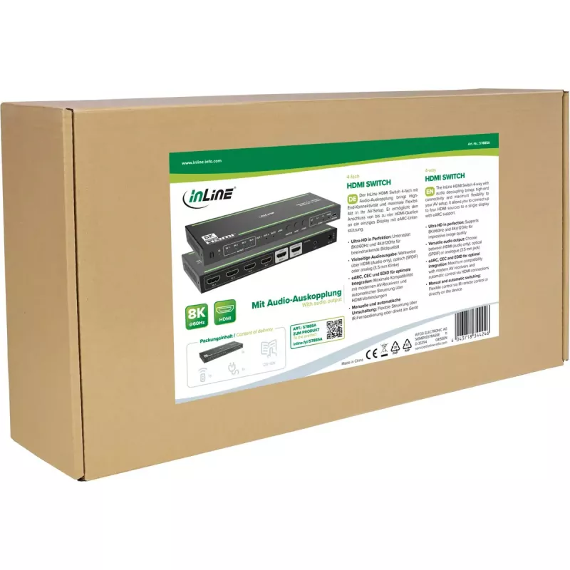 InLine 57885A HDMI video prepínač