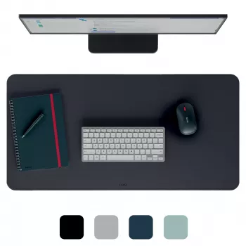 Leitz Veľká podložka na stôl. Farba produktu: čierna, Materiál: polyvinylchlorid (PVC). Šírka: 400 mm, Hĺbka: 800 mm, Výška: 2 mm