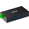 InLine 35396B rozbočovač USB 3.2 Gen 1 (3.1 Gen 1) Type-B 5000 Mbit/s čierny