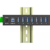 InLine 35396B rozbočovač USB 3.2 Gen 1 (3.1 Gen 1) Type-B 5000 Mbit/s čierny