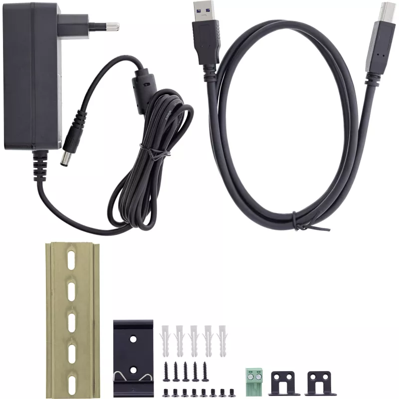 InLine 35396B rozbočovač USB 3.2 Gen 1 (3.1 Gen 1) Type-B 5000 Mbit/s čierny