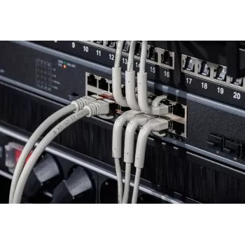 Digitus CAT 6A F-FTP ohybný patch kábel meď 3m sivý
