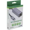 InLine 33380Q RJ-45 adaptér USB Type-C konektor samec 1 Gbit/s sivý