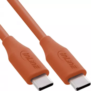 USB kábel InLine 35892O 2 m USB-C oranžový USB 2.0 0,48 Gbit/s