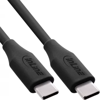 USB kábel InLine 35892 2 m USB-C čierny USB 2.0 0,48 Gbit/s