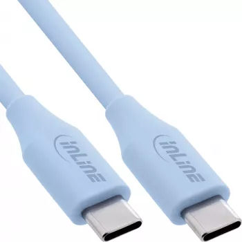 InLine 35891B USB kábel USB 2.0 1 m USB C modrý