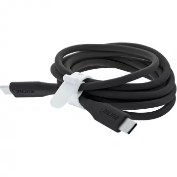 InLine 35891 USB kábel USB 2.0 1 m USB-C čierny