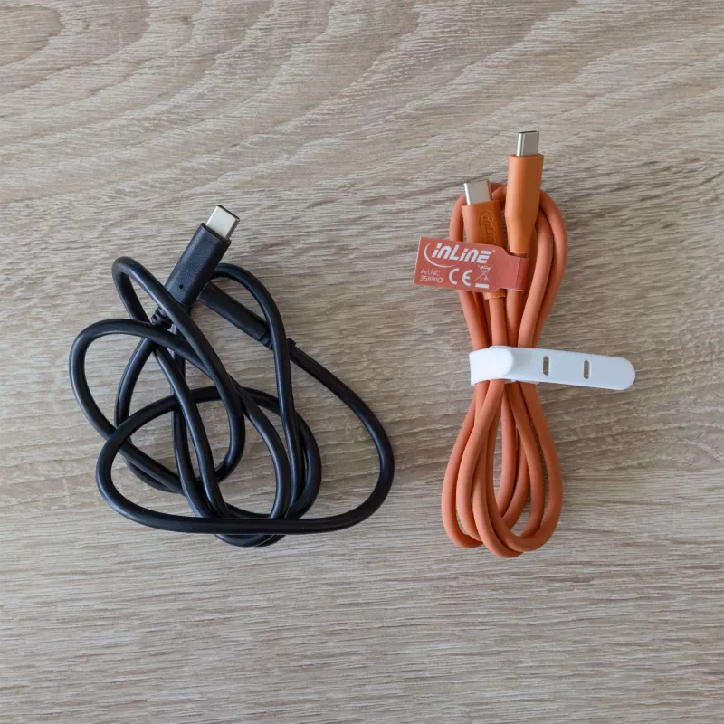 USB kábel InLine 35895O 0,5 m USB-C oranžový USB 2.0 0,48 Gbit/s