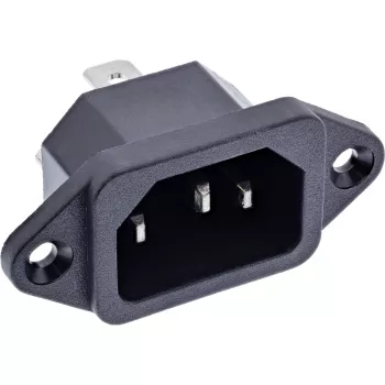 InLine S-16701 adaptér sieťovej zástrčky čierny
