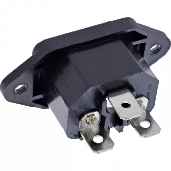 InLine S-16701 adaptér sieťovej zástrčky čierny